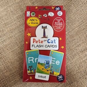Pete the Cat ABC flash cards NWT